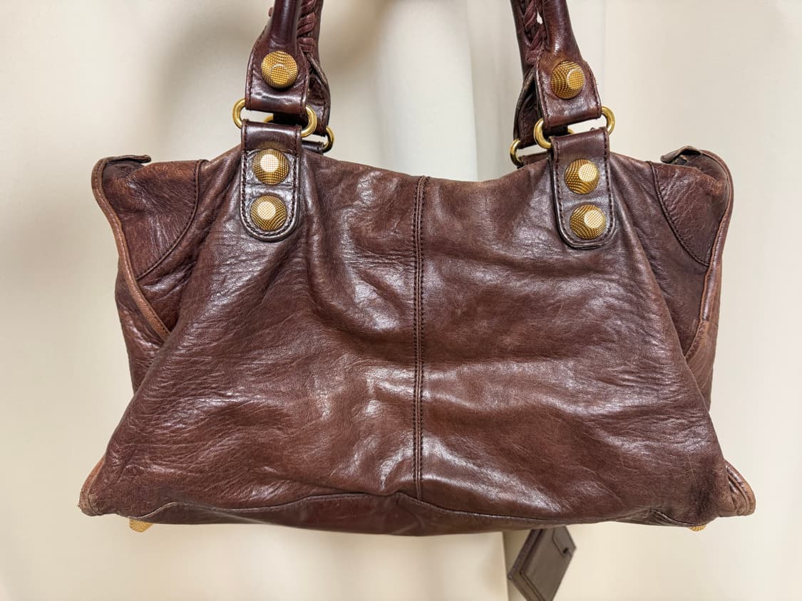 발렌시아가 모터백 라지 브라운 상품이미지2