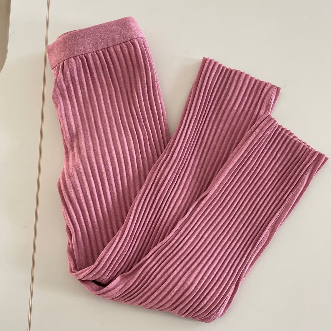 아이레네 핑크 플리츠 팬츠 상품이미지4