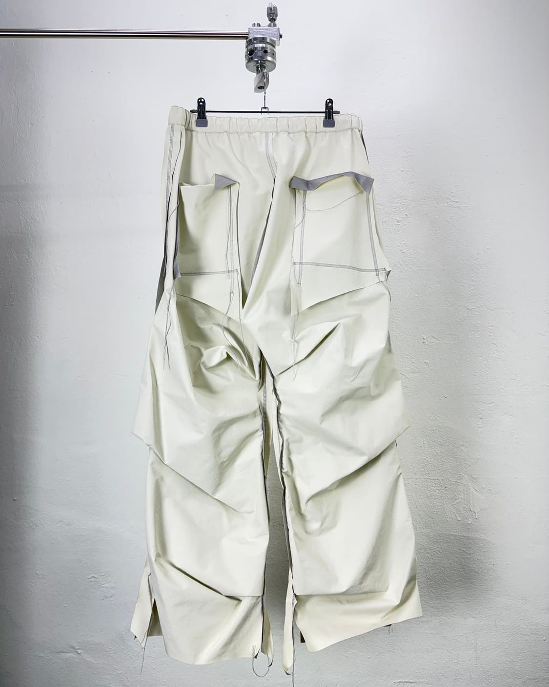 설밤 디스트레스드 오버록 레이어드 셋업 하의 상품이미지2