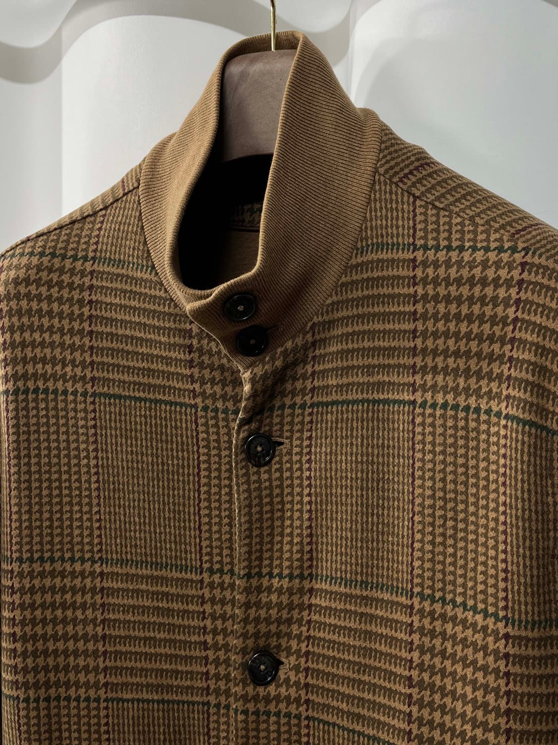 폴로 랄프로렌 글랜체크 A-2 에비에이터 플라이트 봄버 자켓 상품이미지4