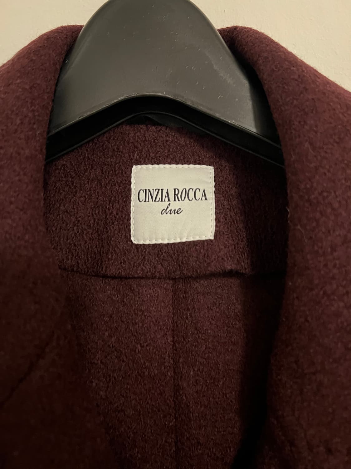 Cinzia Rocca due 클래식 울 랩코트 상품이미지3