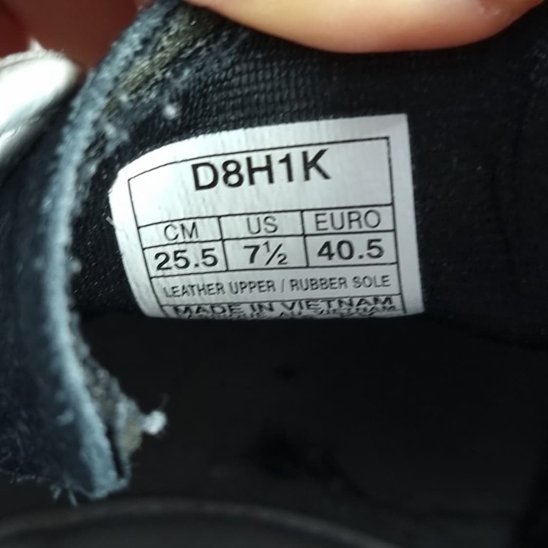 [오니츠카 타이거] 스웨이드 도킹 블랙 & 화이트 스니커즈 M19241 상품이미지10