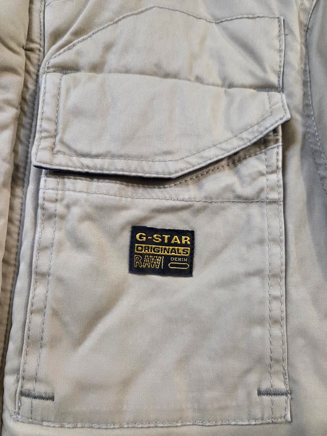G-Star RAW 후드 패딩 점퍼 베이지(S) 상품이미지4