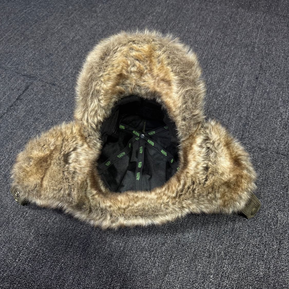 본더치 유니크 코듀로이 털 카키 트루퍼햇 볼캡  상품이미지8