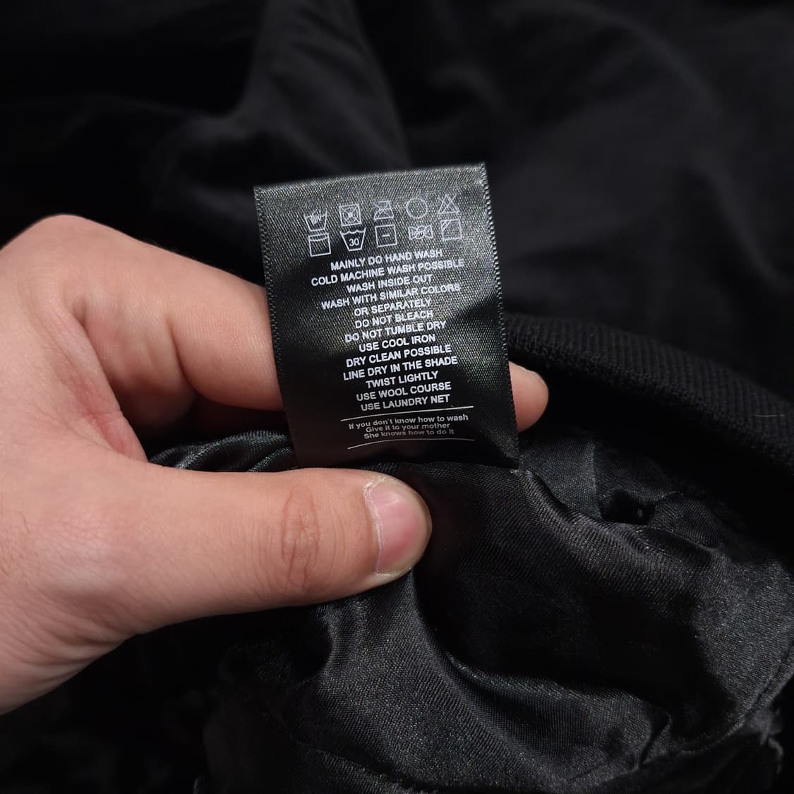 UNDERAIR 언더에어 블랙 호랑이 자수 벨벳 벨루아 스카잔 블루종 L 상품이미지10