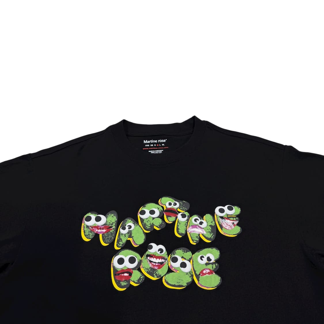 마틴로즈 그래픽 로고 반팔티 블랙 M 상품이미지2