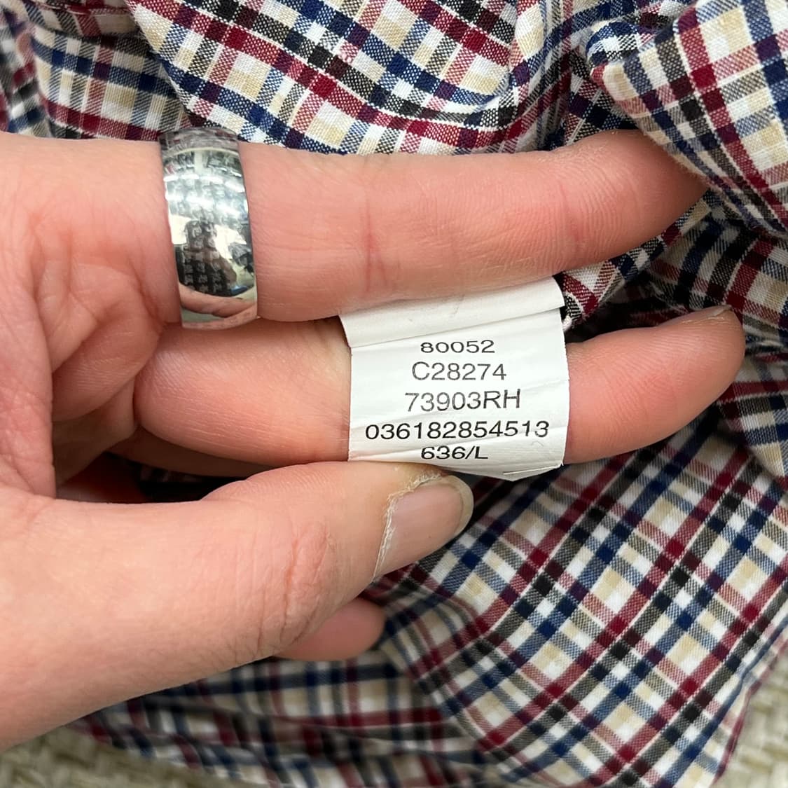 챕스 랄프로렌 체크셔츠 r2200 상품이미지7