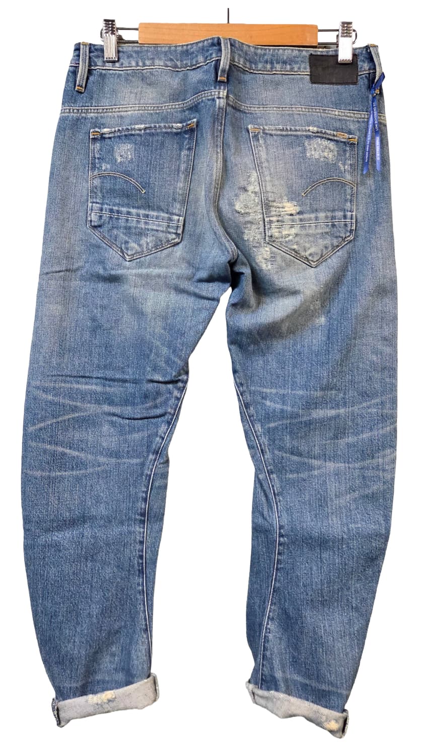 G-Star ARC 3D데님 청바지 데미지 워싱진(W26/L32) 상품이미지2