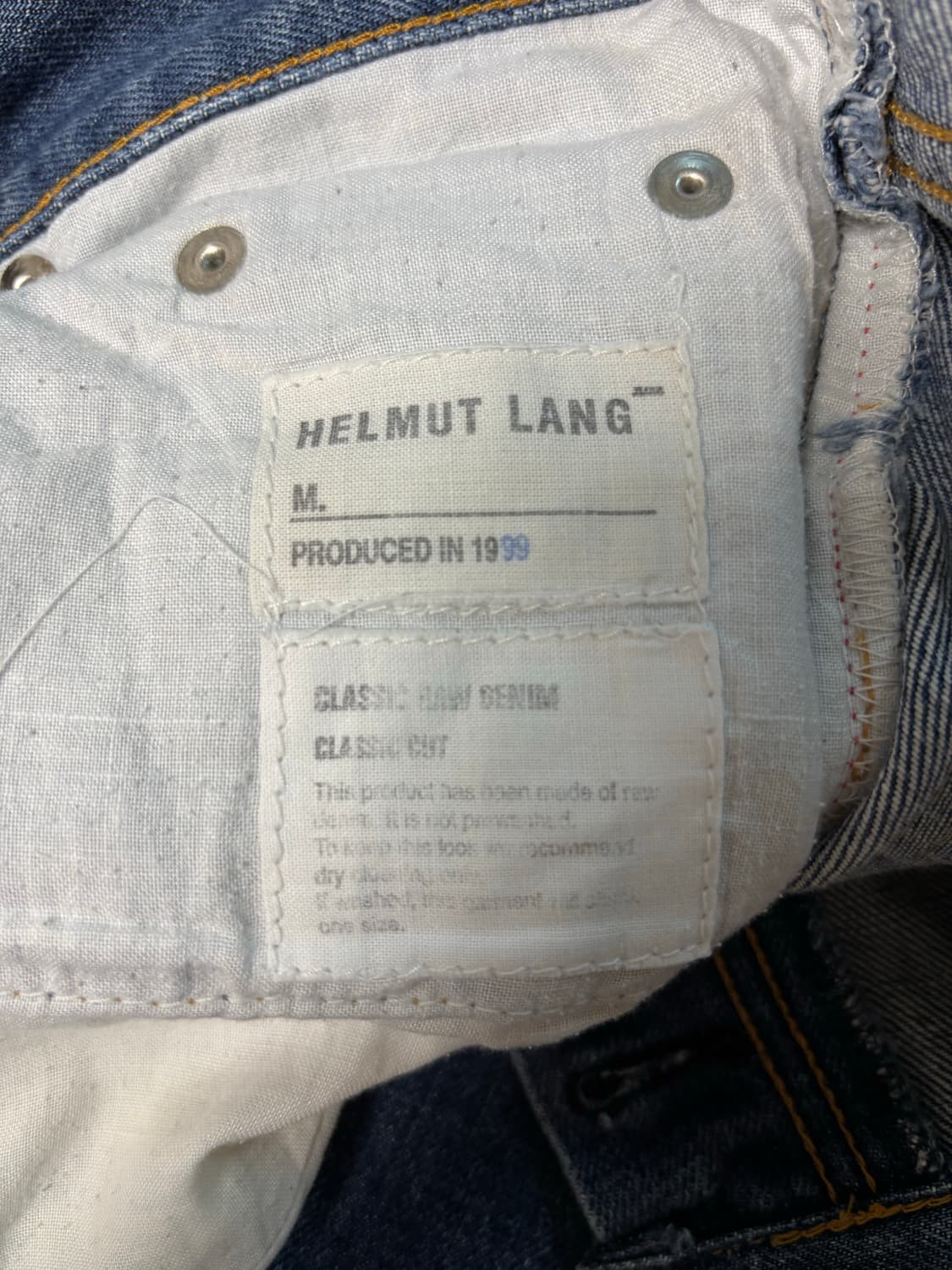헬무트랭 1999 스트레이트컷 데님팬츠 상품이미지4