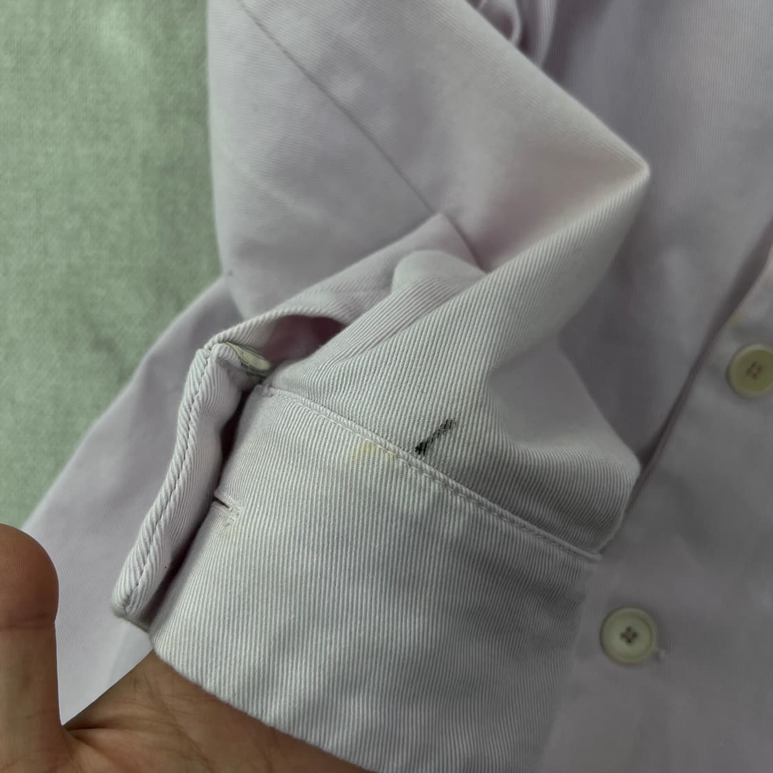 95 바레나 원포켓 핑크 코튼 셔츠 자켓 상품이미지6