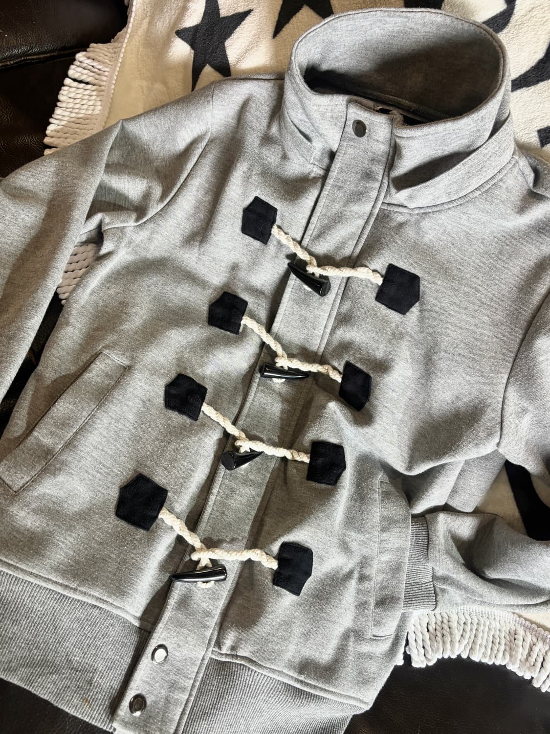 WARAKU COLLECTION 더플 스웻 자켓 / Grey 상품이미지3