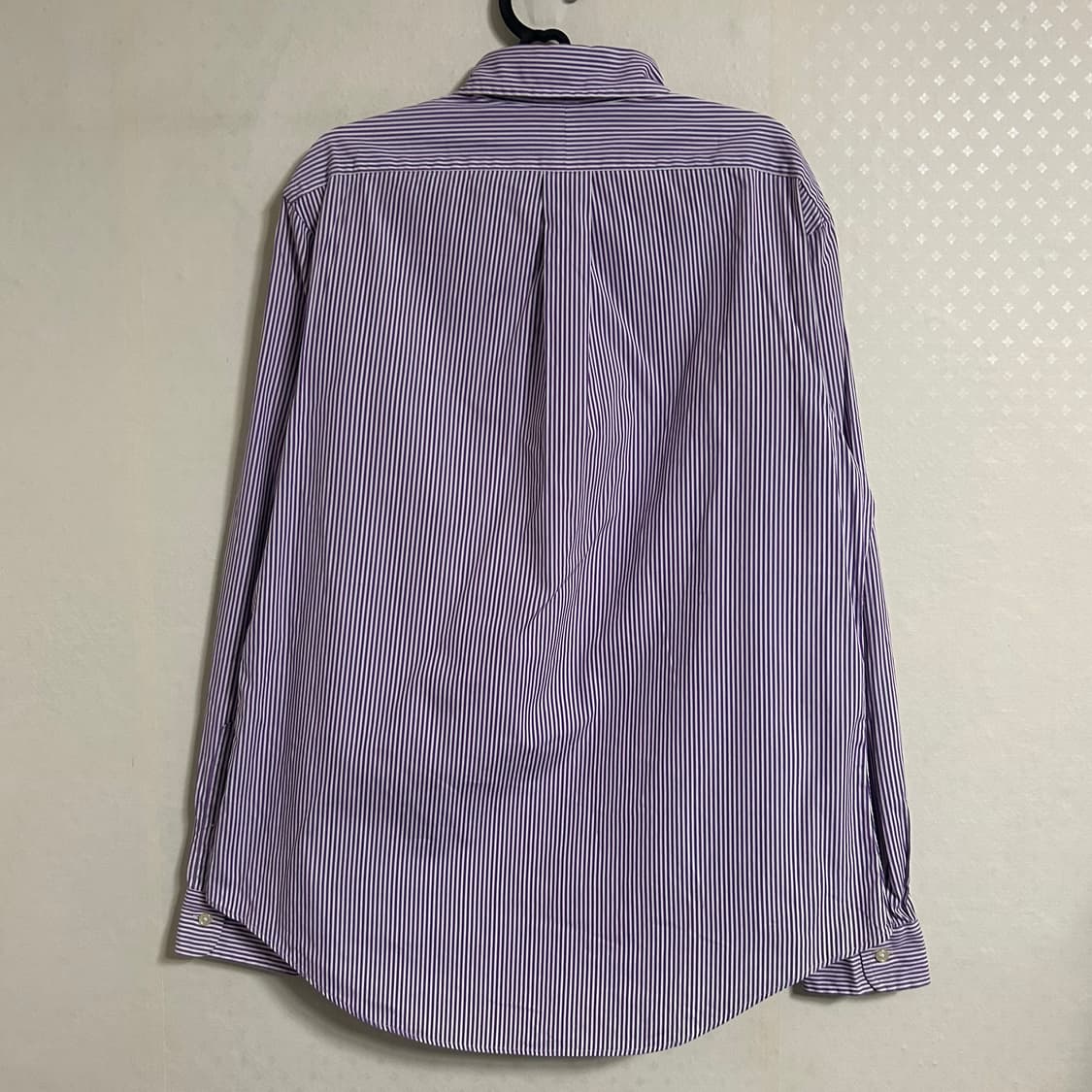 폴로 랄프로렌 스트라이프 셔츠 퍼플 보라 L 상품이미지6
