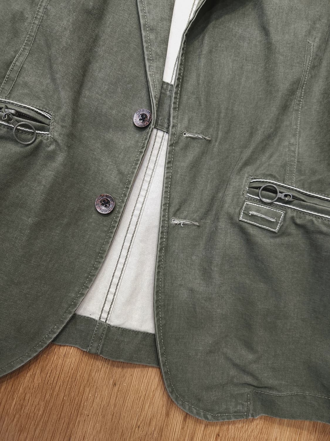 디젤 워시드 남성 코튼 블레이져자켓L 상품이미지5