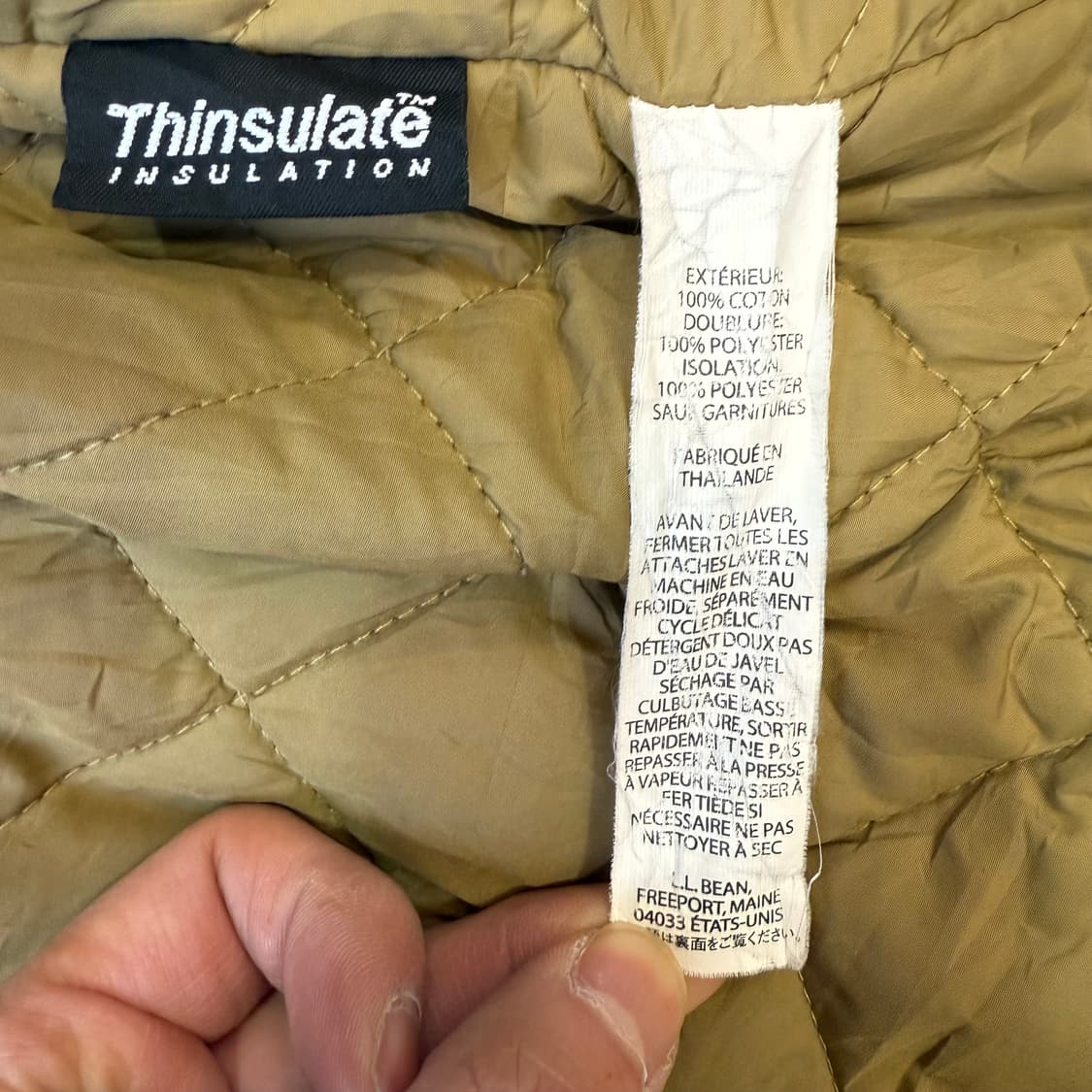 LLBean 안감 퀼팅 초어자켓 스카이 상품이미지5