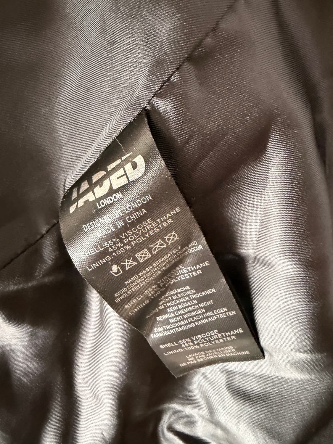 제이디드 런던 레더 자켓 상품이미지4