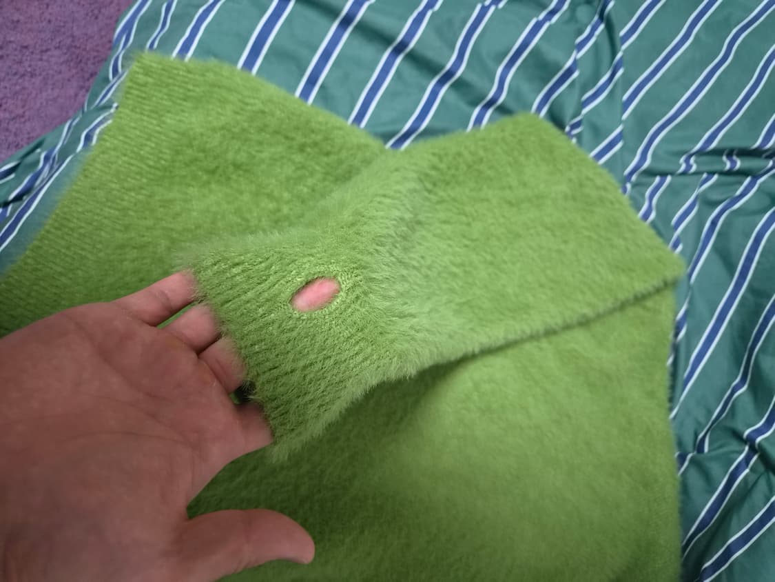 디미트리블랙 에센셜 니트 그린 상품이미지4