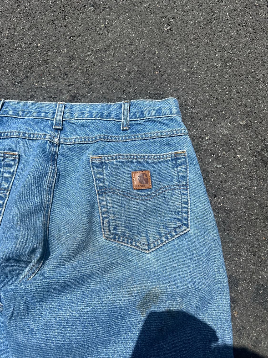00’s Carhartt washed denim pants 상품이미지5