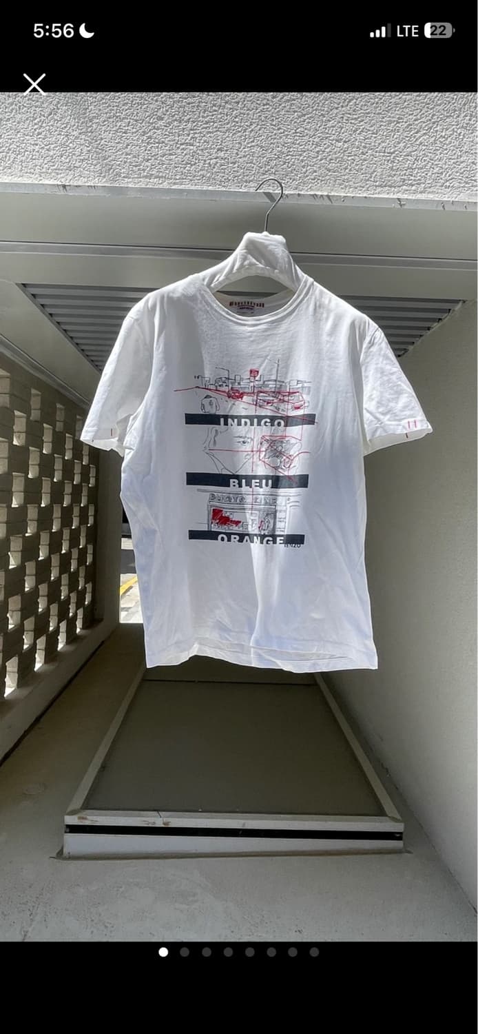 [KENZO] Cinema Sketch Graphic T-Shirt Wh 상품이미지1