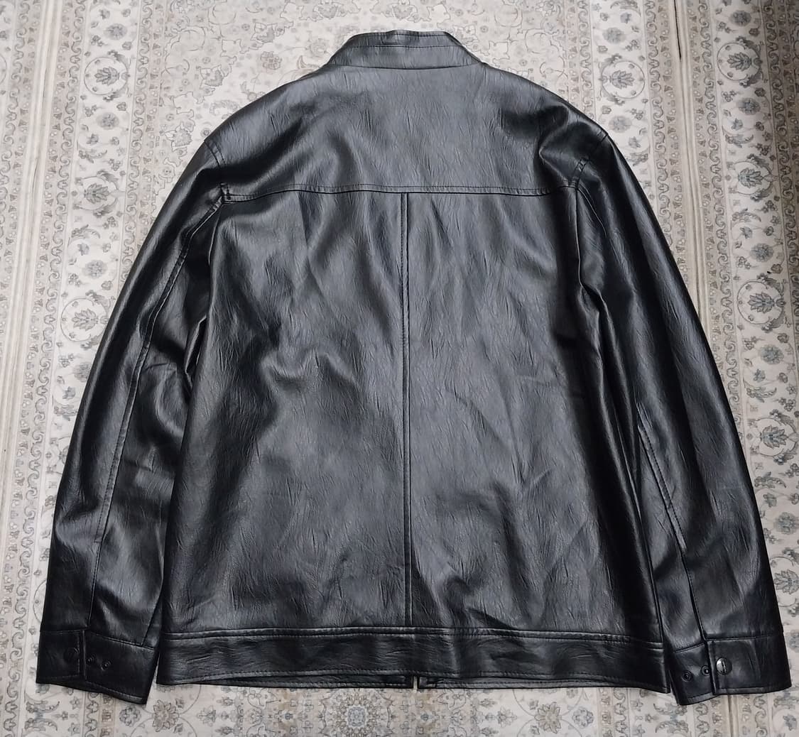 MITZVAH 빈티지 페이크 래더 자켓 L 상품이미지3