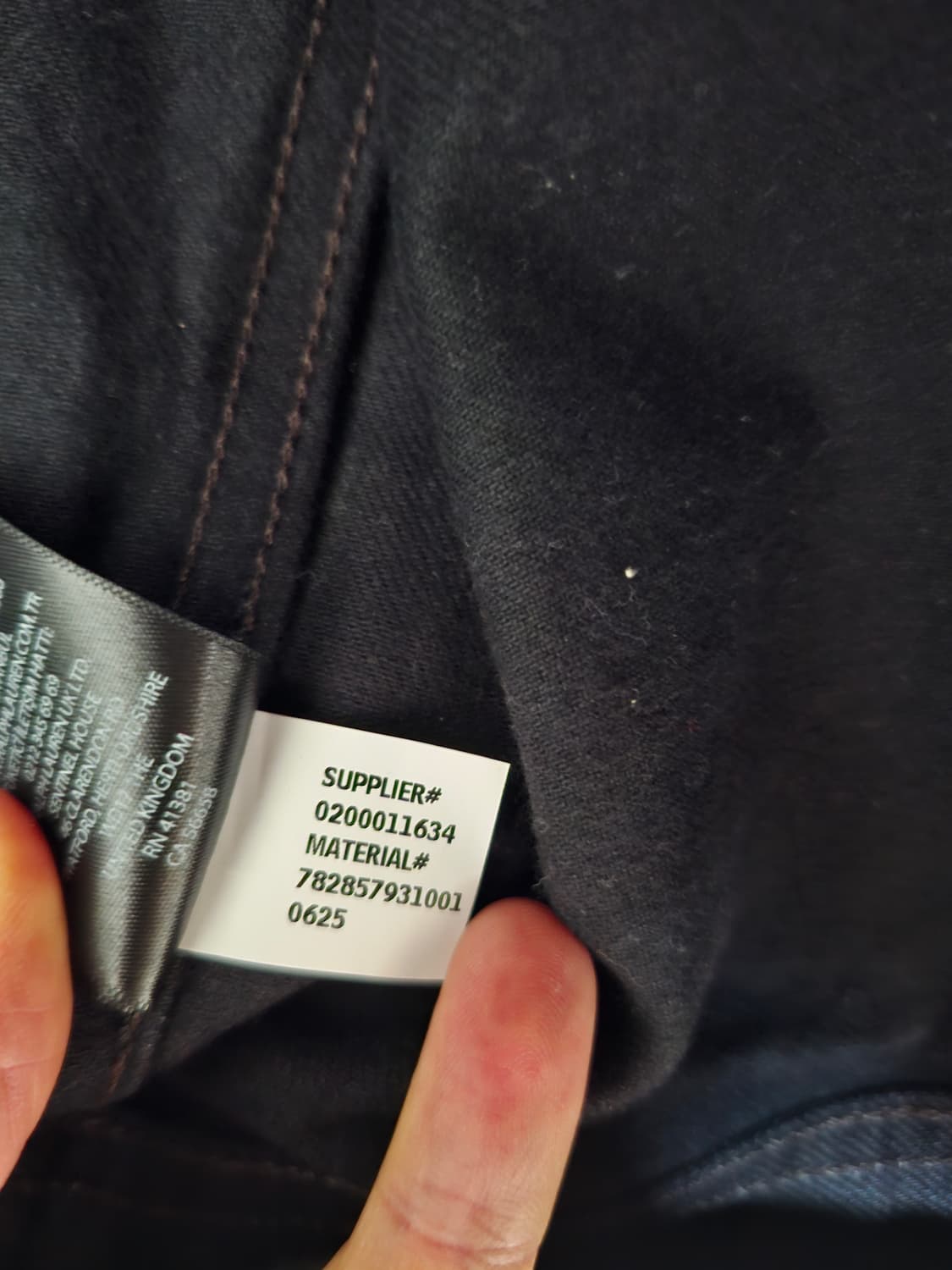 M RRL 더블알엘 lot271 블랙 데님 자켓 상품이미지7