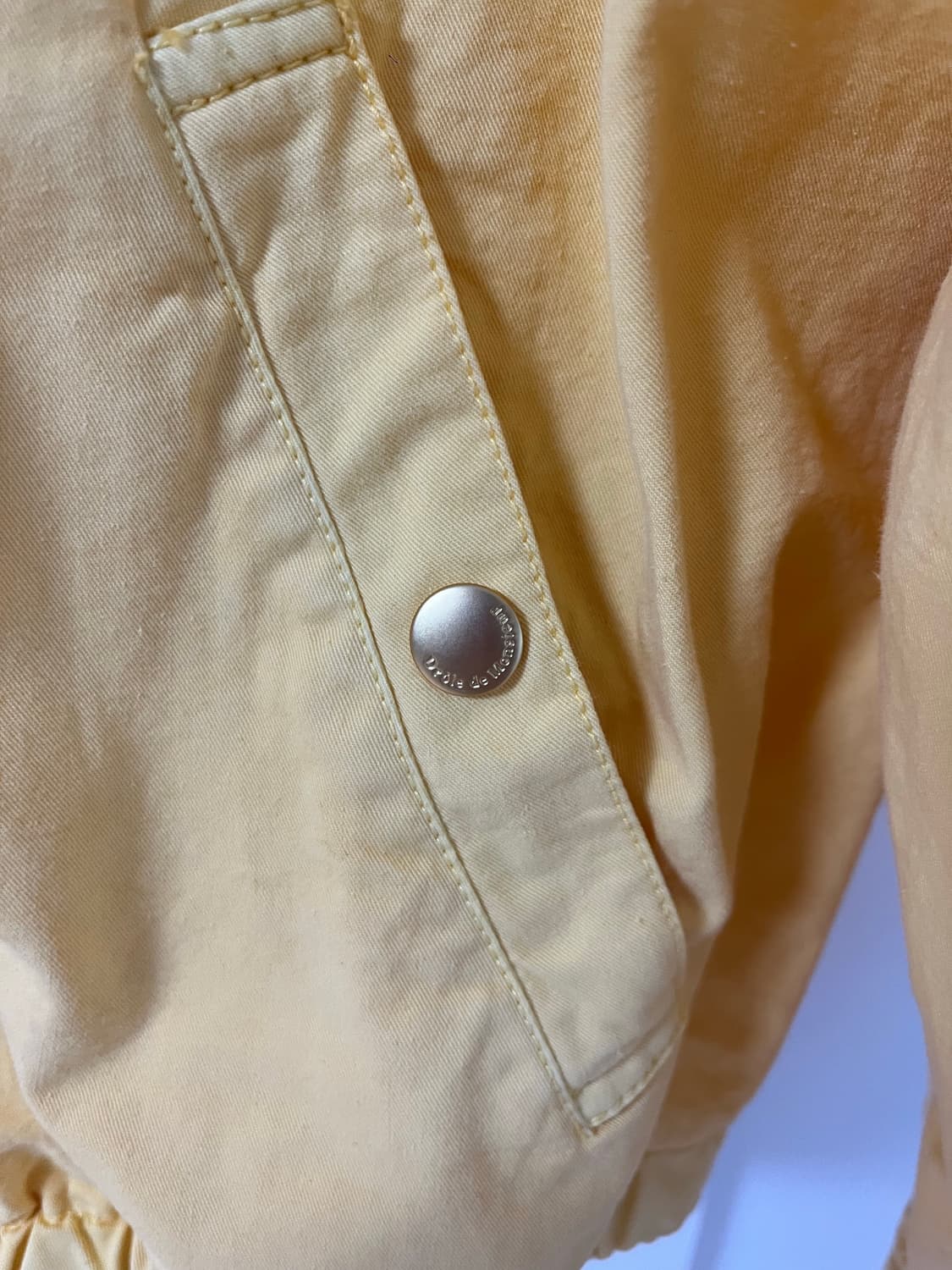 Drôle de Monsieur(드롤 드 무슈) 옐로우 자켓 상품이미지3