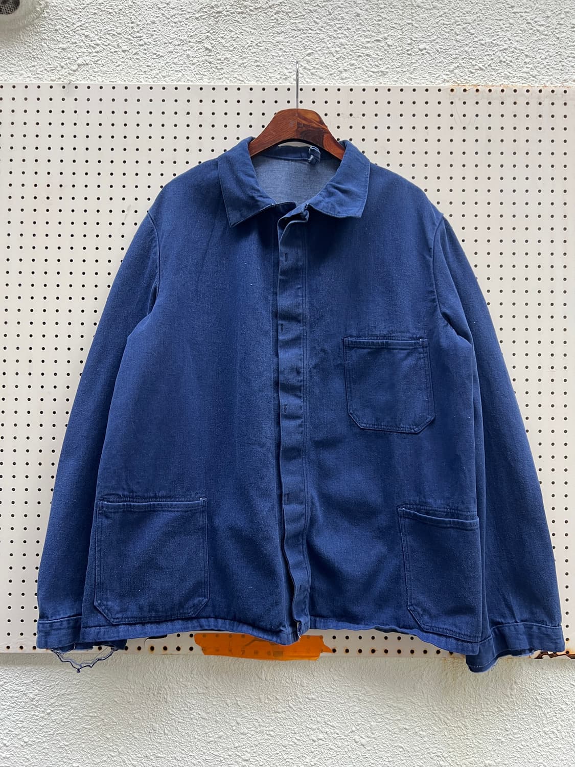 OLD VINTAGE DENIM FRENCH WORK 빈티지프렌치워크자켓 상품이미지1