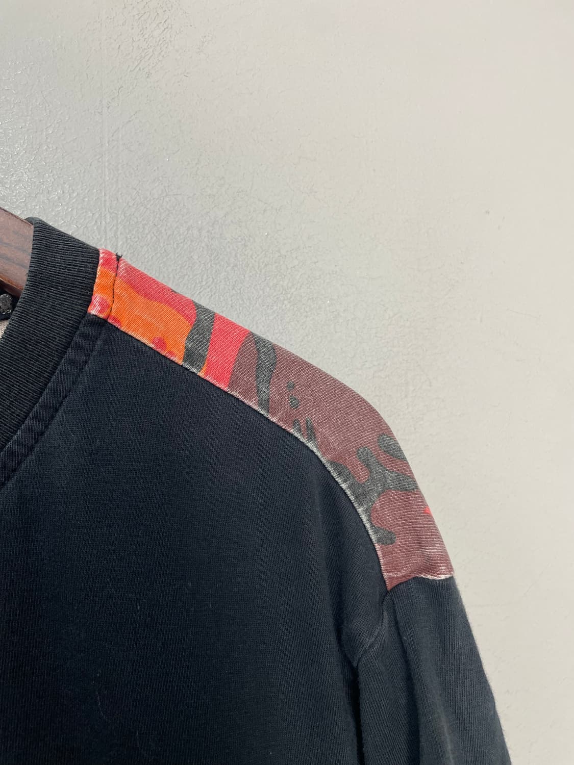 베이프 카모 프린팅 블랙 반팔 H2423 상품이미지8