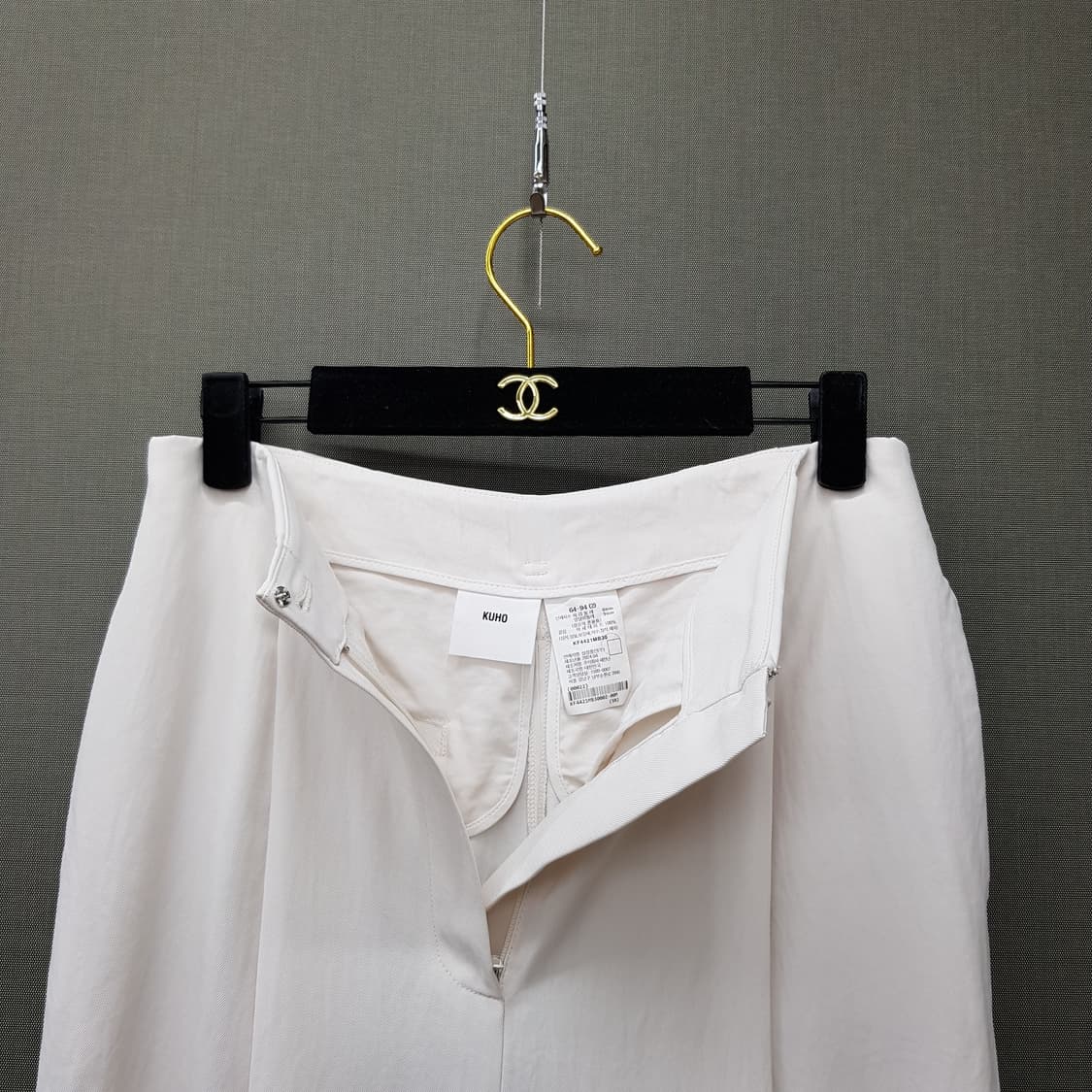 구호 KUHO 2024 턱 와이드 팬츠 64-94사이즈 상품이미지3