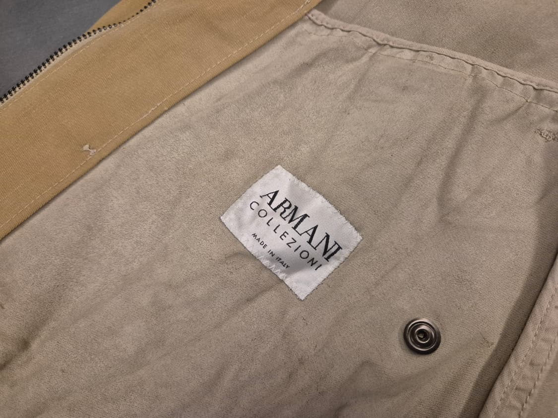 ARMANI COLLEZIONI 왁스드코튼 블루종 상품이미지9