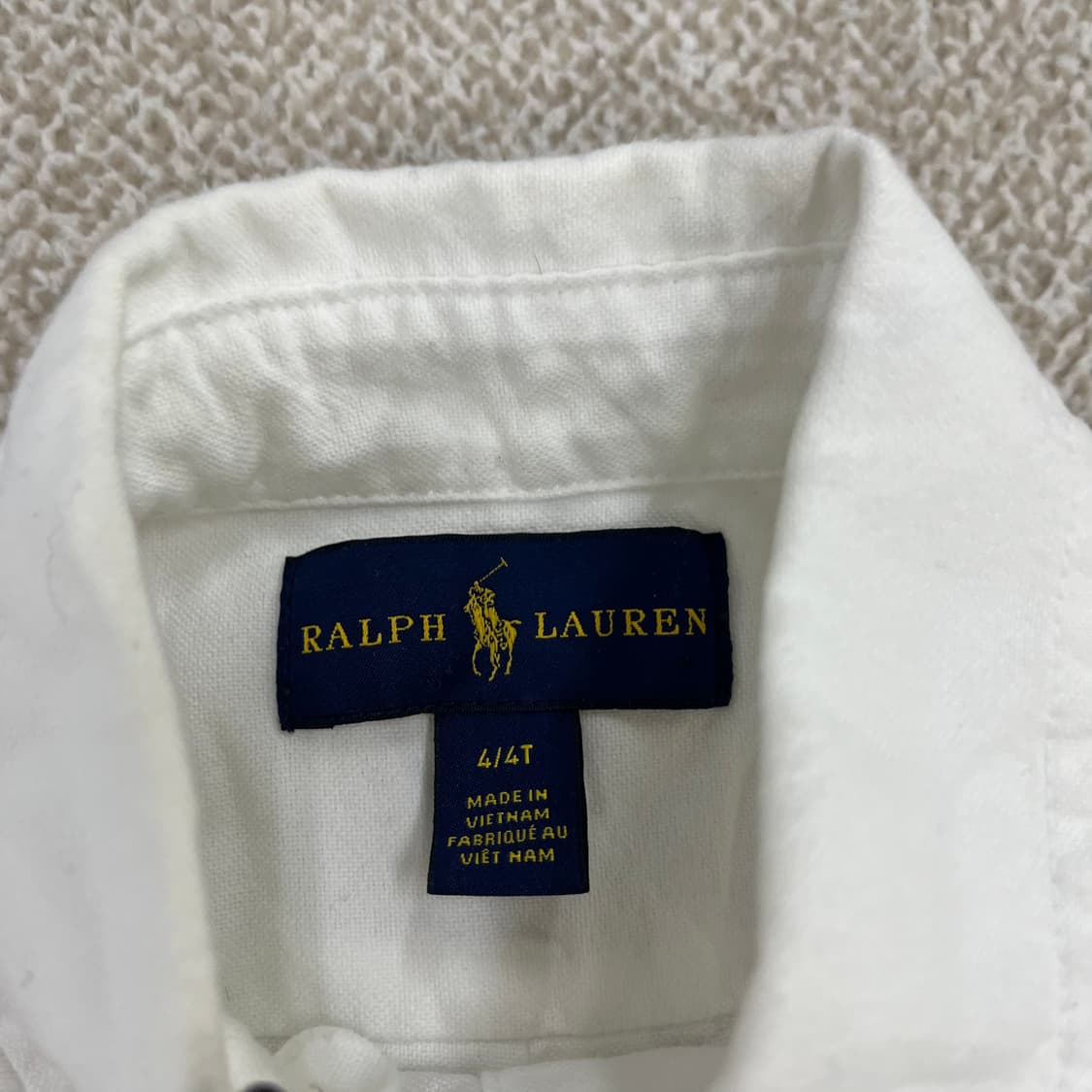 4T 폴로랄프로렌 키즈 옥스포드 셔츠 0213M 상품이미지2