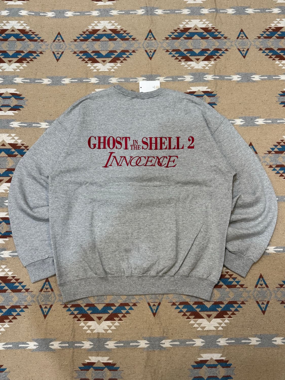 [XL] 와코마리아 x 고스트 인 더 쉘 맨투맨 그레이 상품이미지5