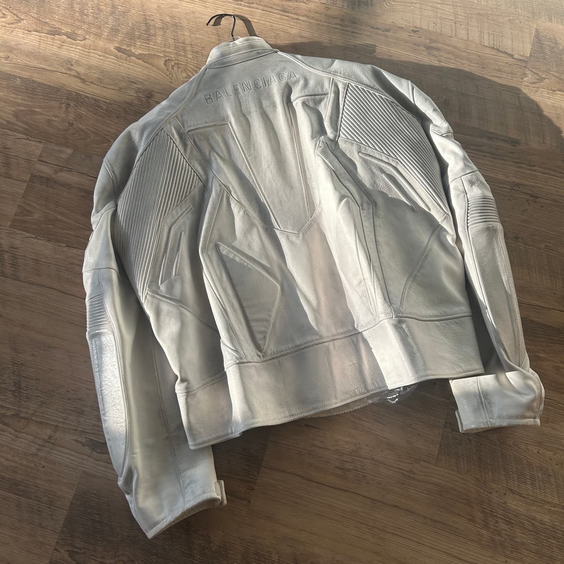 발렌시아가 모터사이클 레더 바이커 자켓 상품이미지9