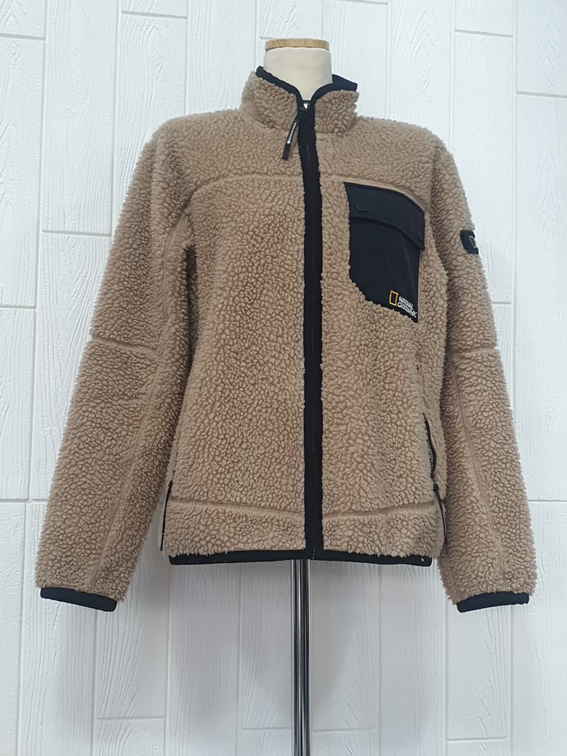 내셔널지오그래픽 뽀글이 플리스 S 남.여공용 상품이미지1