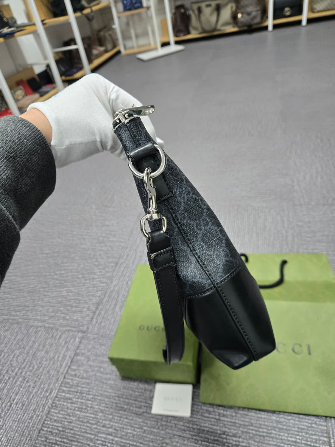 [특가][정품] 구찌 웹삼선 클러치백 상품이미지4