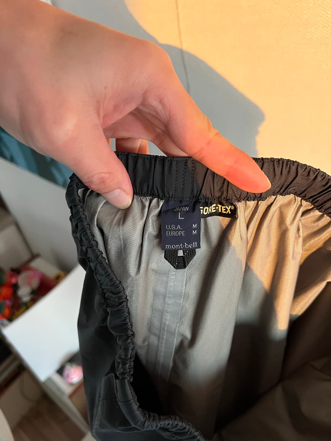 재팬 몽벨 고어텍스 팬츠 L 상품이미지6
