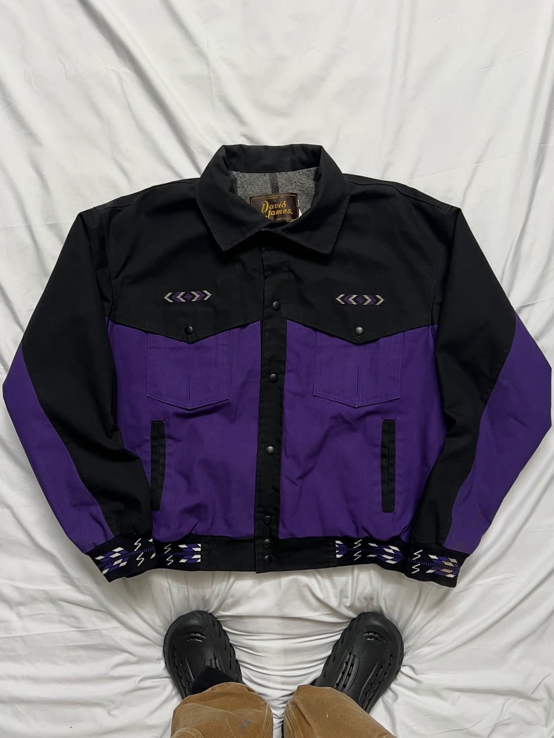 90s DavidJames 웨스턴 자켓 상품이미지1