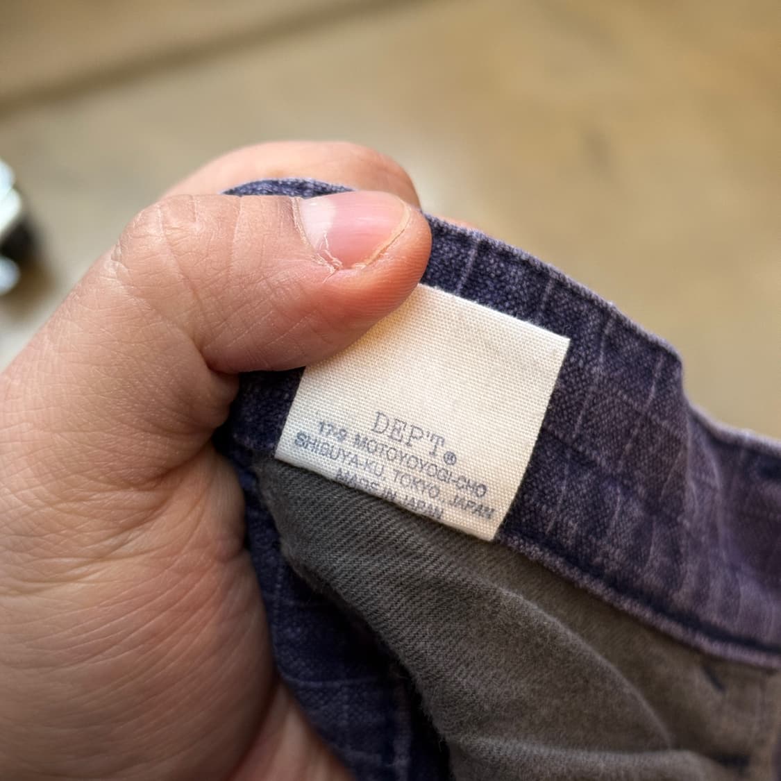 DEPT. 립스탑 카펜터 워크팬츠 페이딩 30 일본생산 상품이미지10