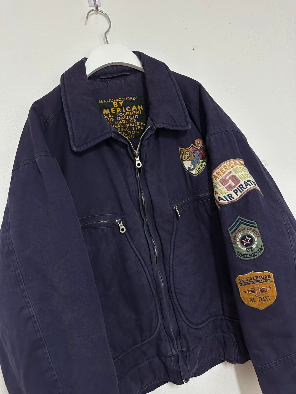 90s USA 빈티지 봄버 워크자켓 상품이미지3