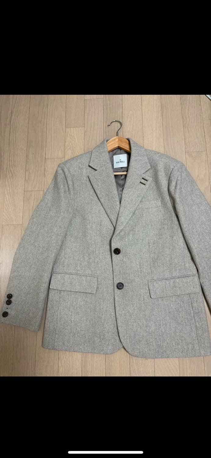 아바몰리 베이지 울 자켓 상품이미지4