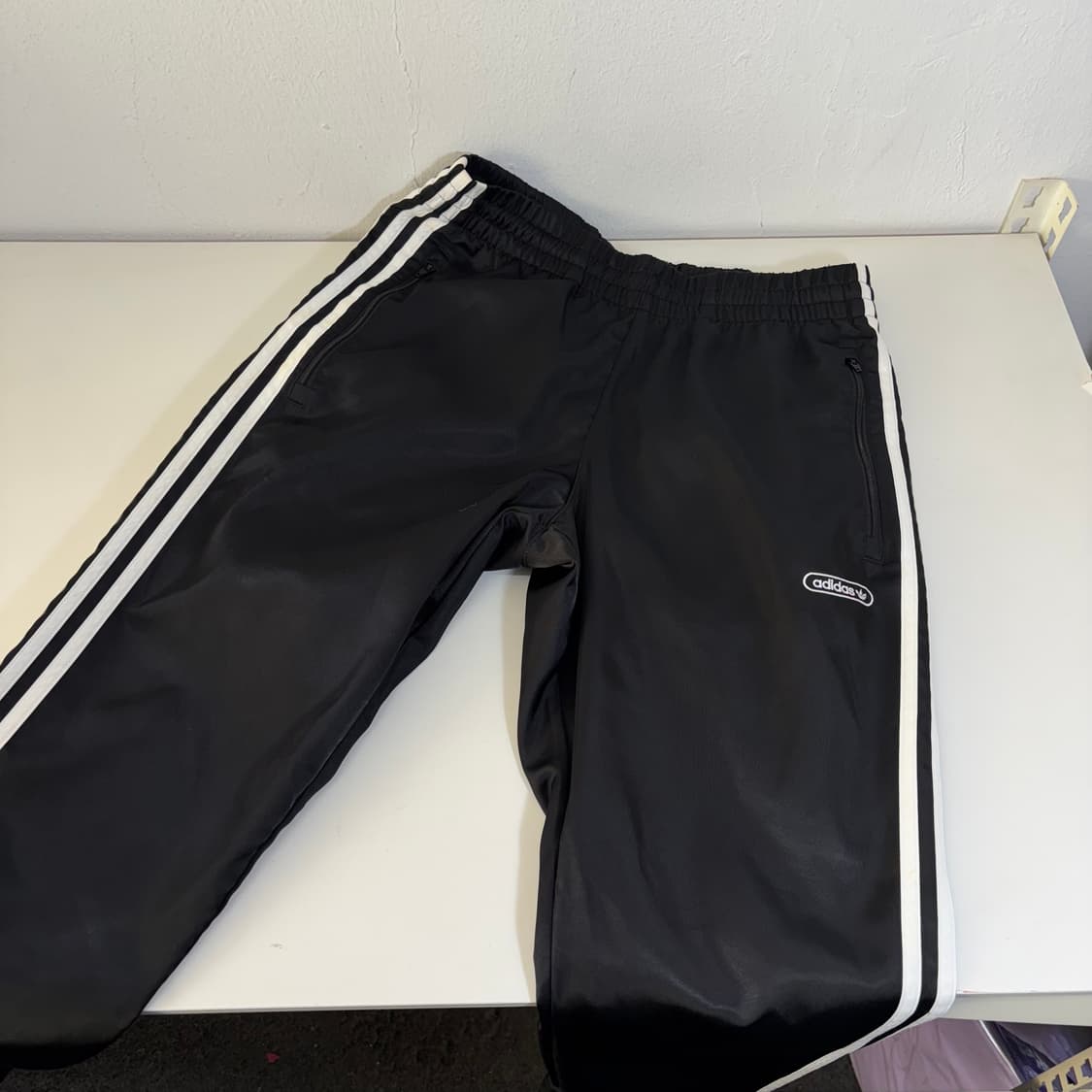 우먼L 아디다스오리지날 검흰 삼선 져지 세인트 파이어버드 트랙팬츠 상품이미지1
