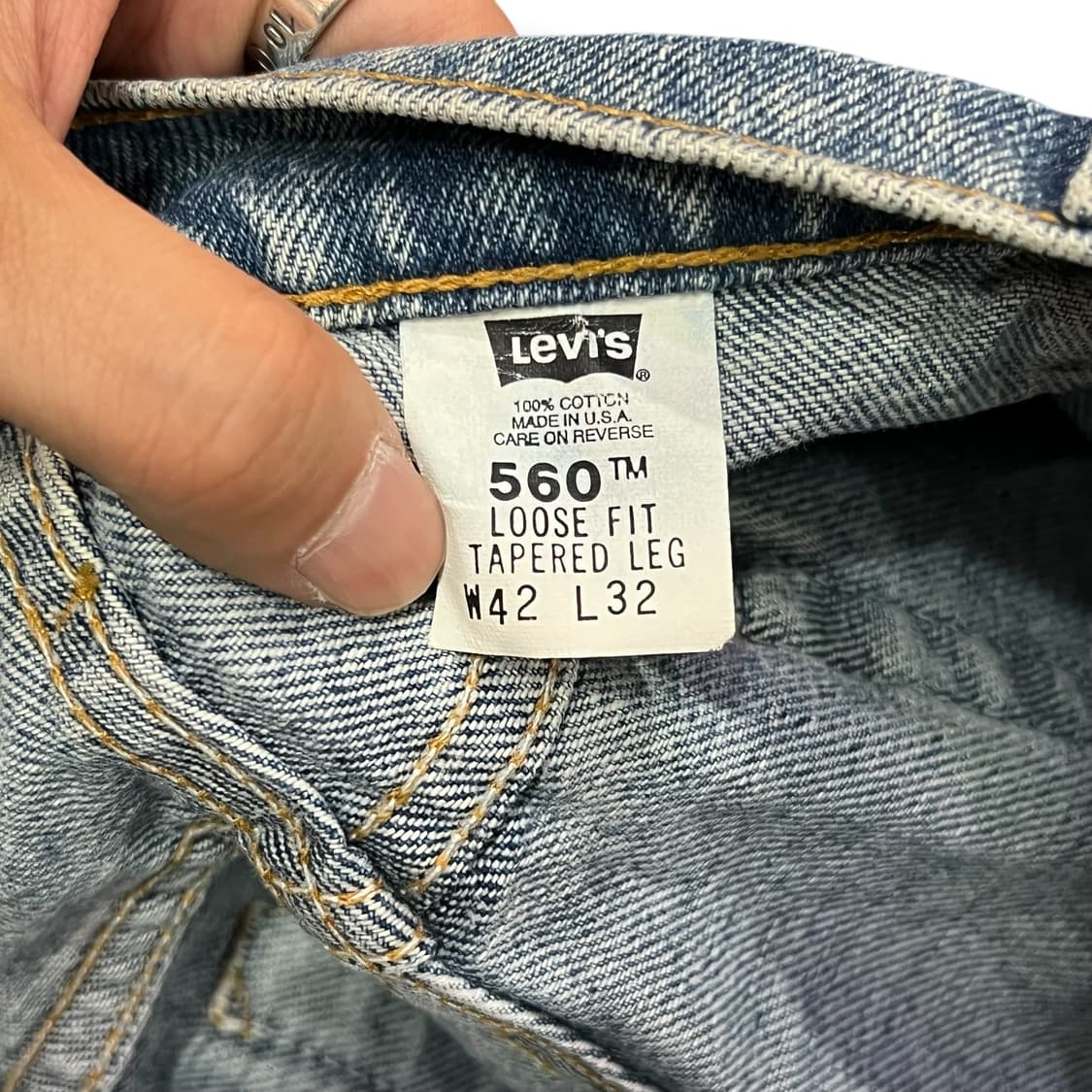  USA 리바이스 560 데님팬츠 y13638 상품이미지7