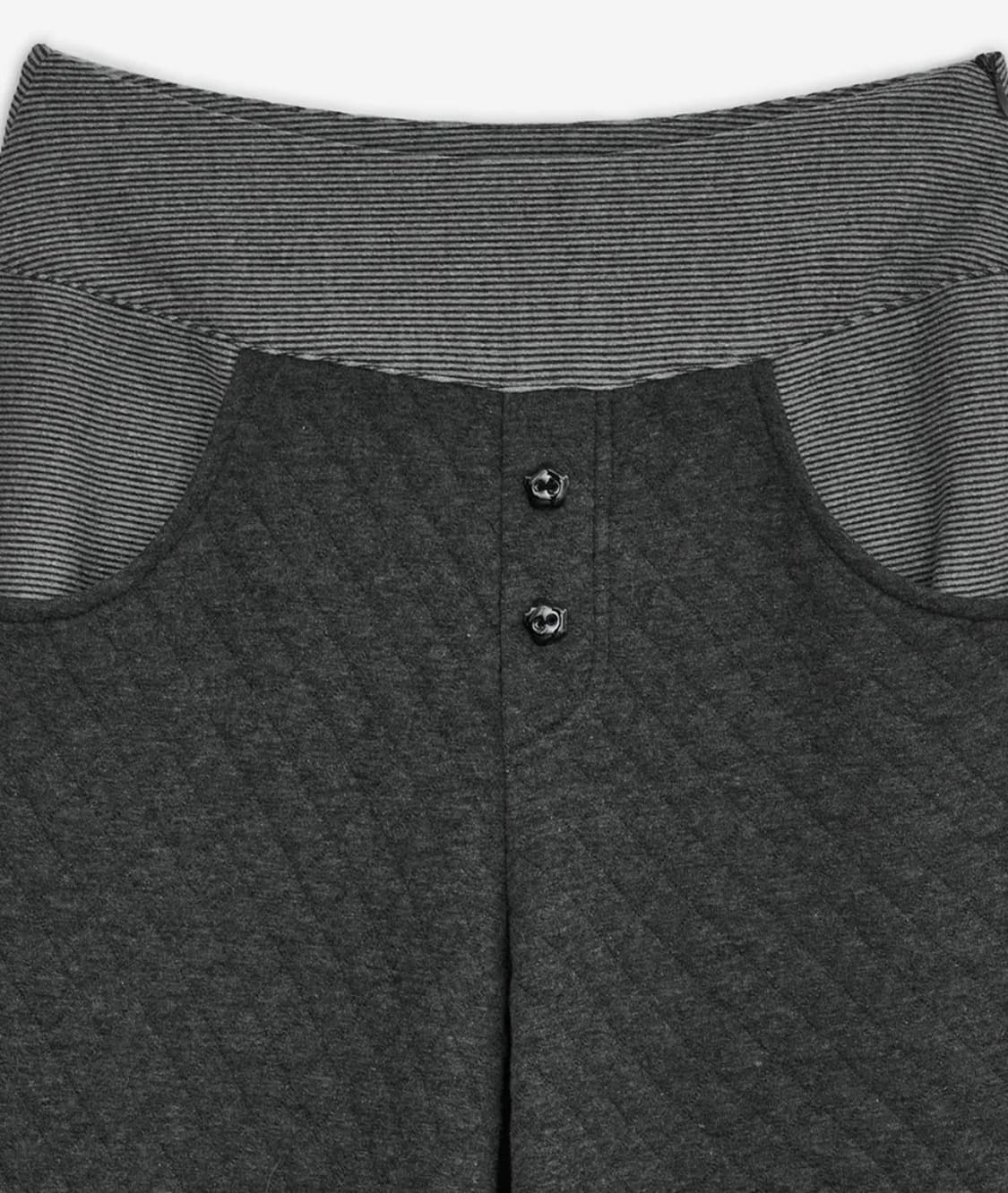 퀼팅 플랩 버튼 팬츠 그레이 상품이미지3