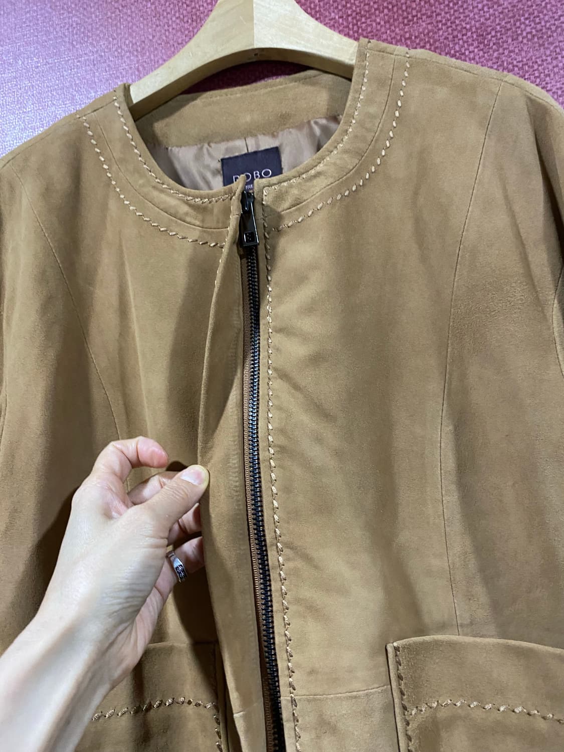 로보 트렌드 스웨이드 자켓 55 상품이미지4