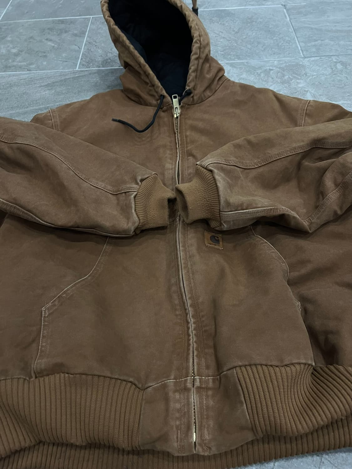 (XL)칼하트 덕 액티브 후드자켓 J130 BRN 칼하트브라운 상품이미지6