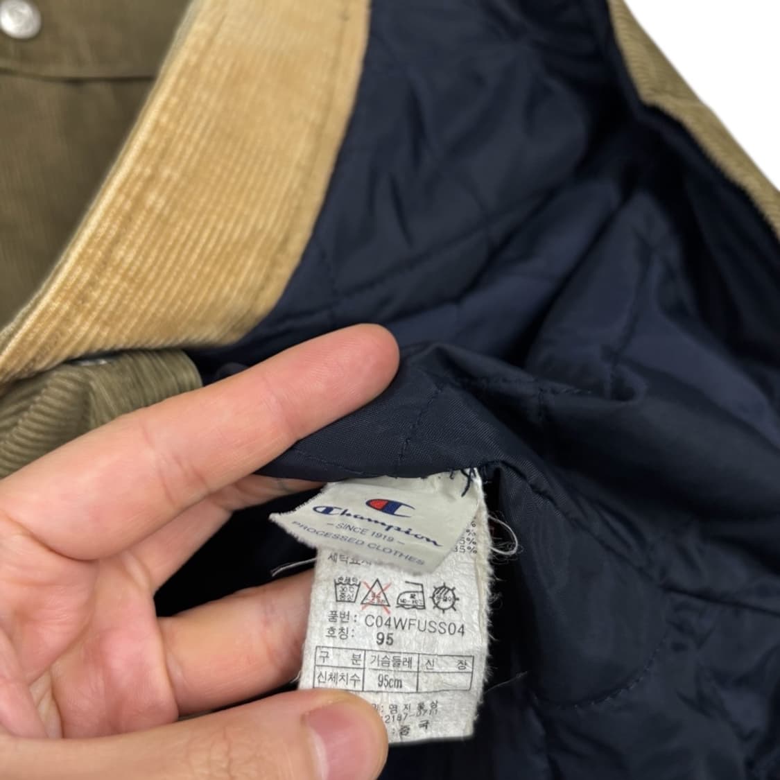 챔피온USA 코듀로이 누빔자켓    상품이미지6