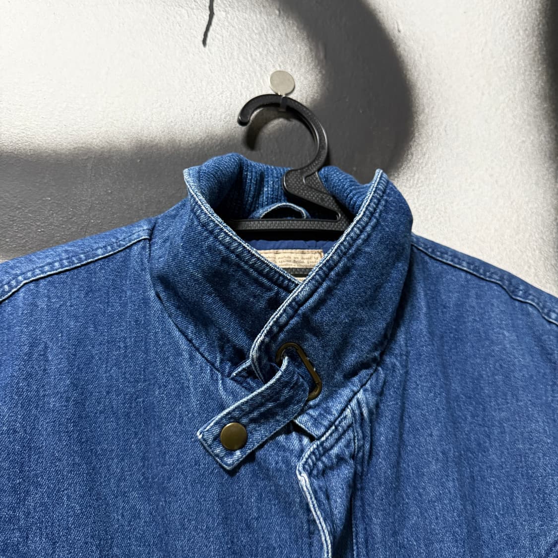 VTG 빈티지 멀티 디테일 퀼팅 데님 봄버 바시티 자켓 상품이미지7