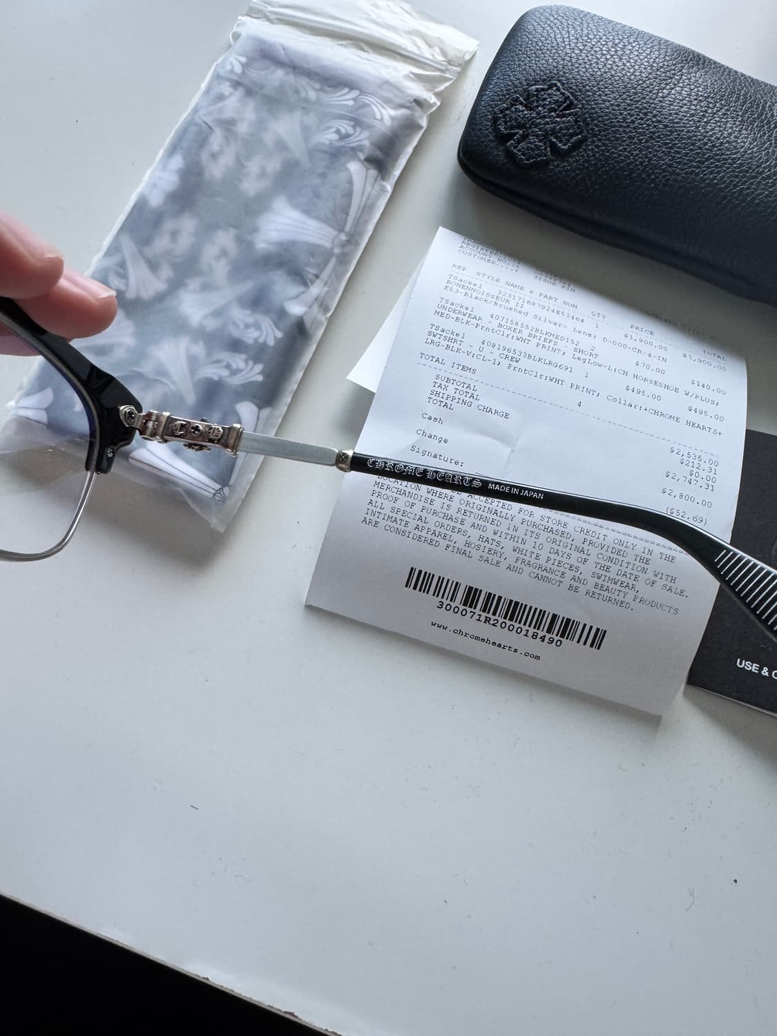 크롬하츠 보넨노이슈어2 블랙 실버 풀구성 상품이미지4