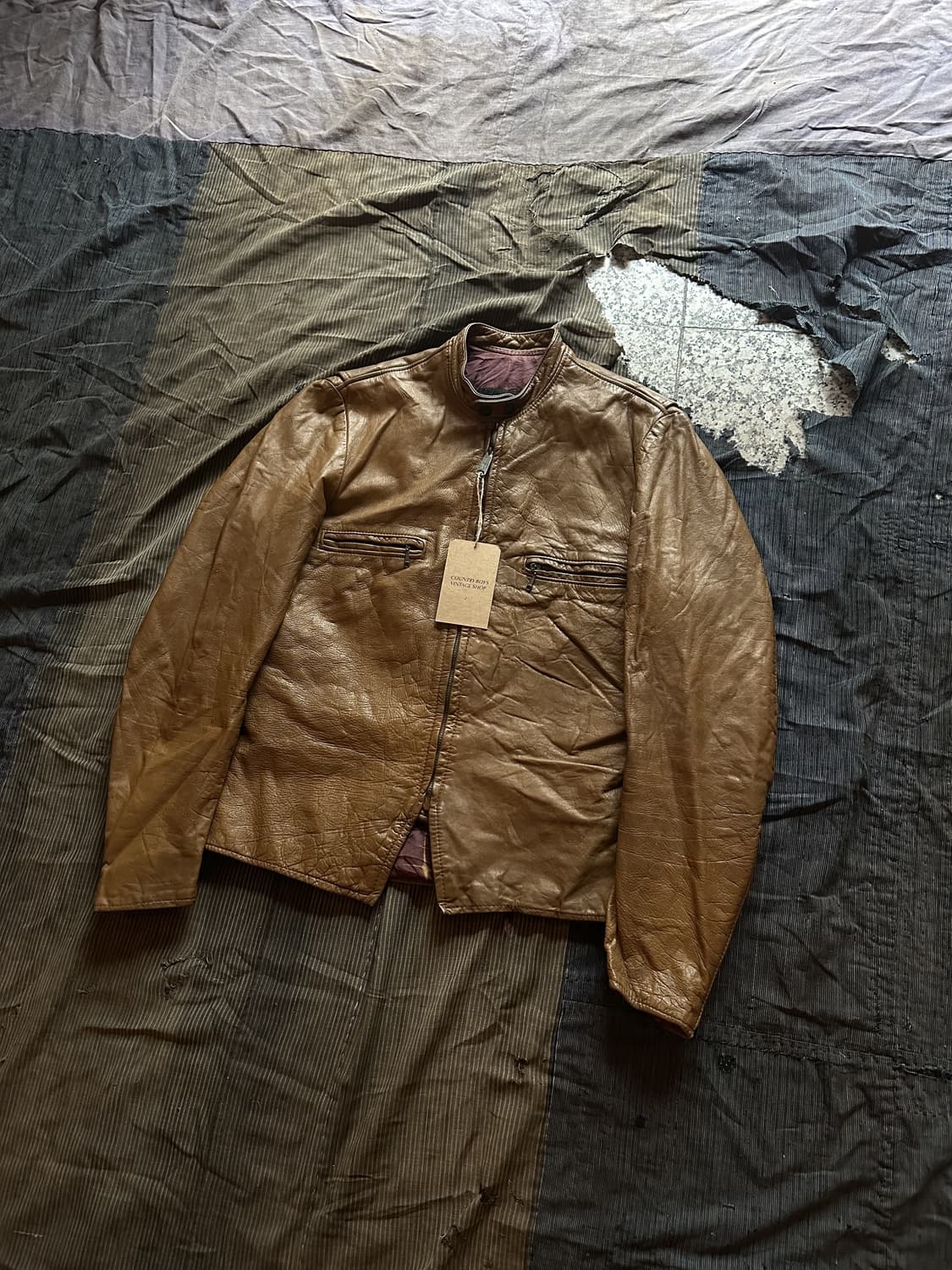 70s Harley Davidson Leather Jacket 상품이미지2