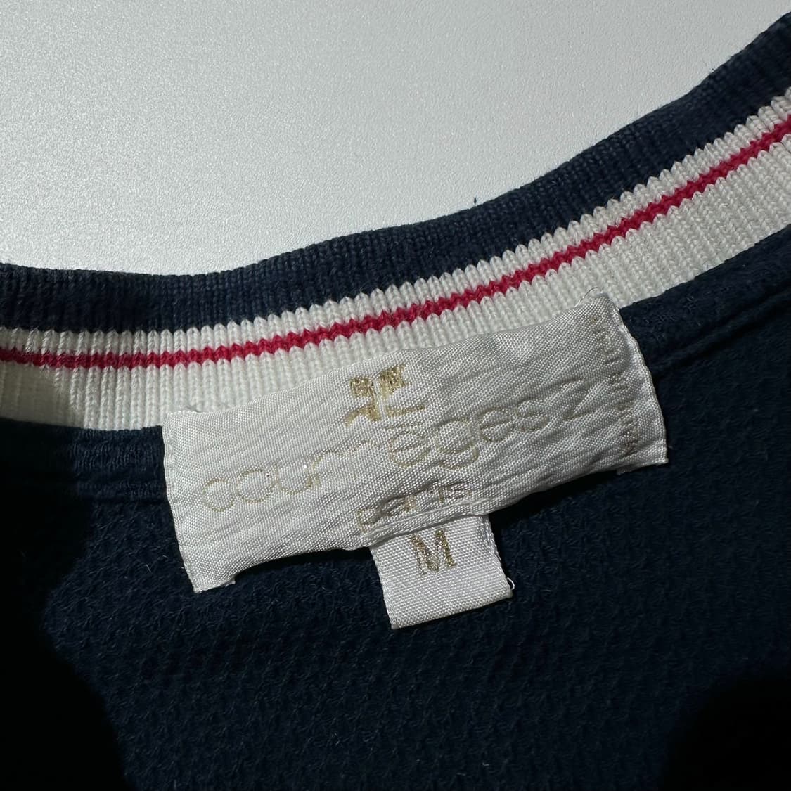 꾸레쥬 체스트로고 반팔 티셔츠 상품이미지4