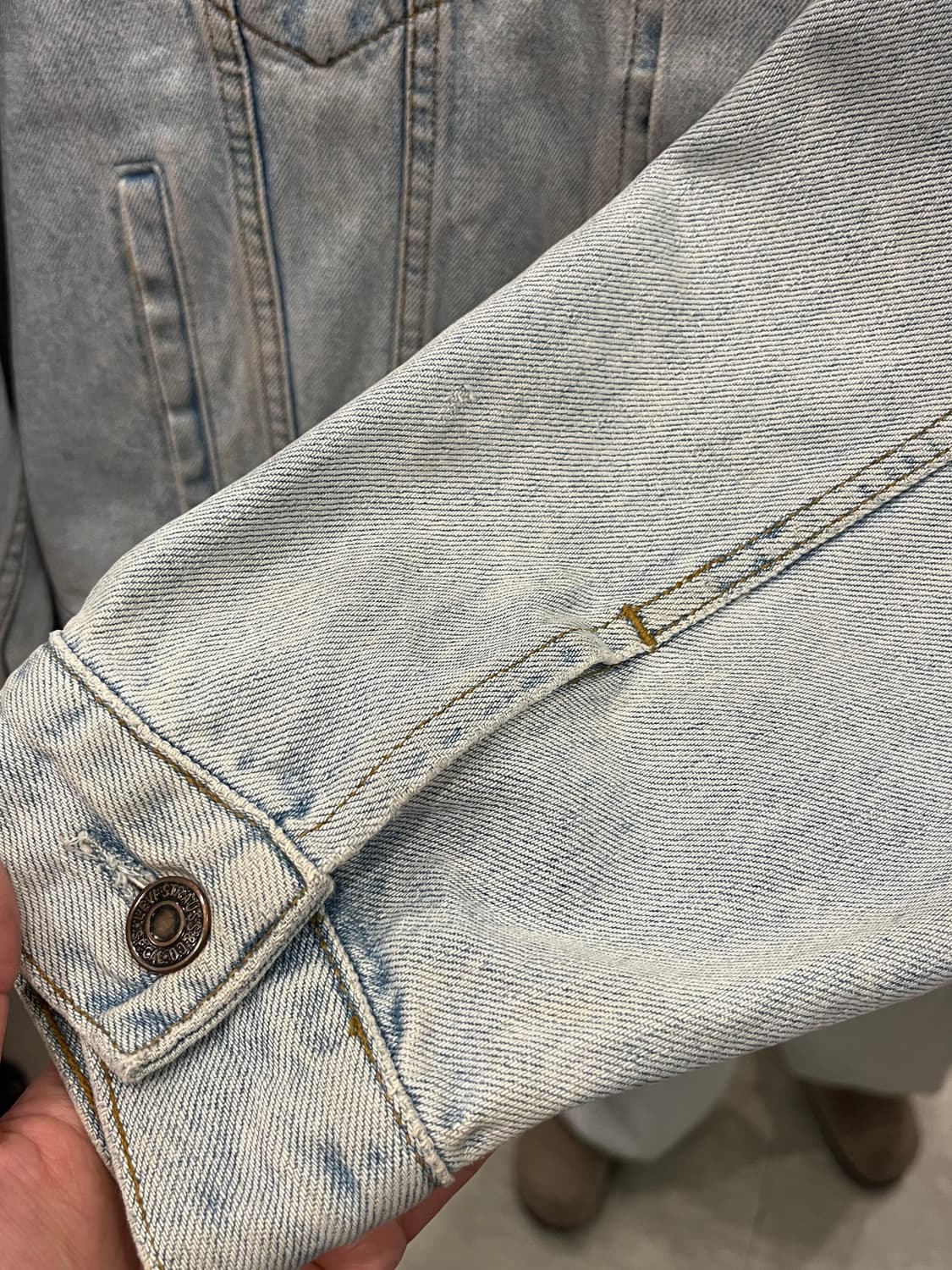 90s Levis 리바이스 70503 데님 트러커 자켓 상품이미지8